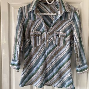 Reitman’s 3/4 sleeve 100% cotton ladies casual top